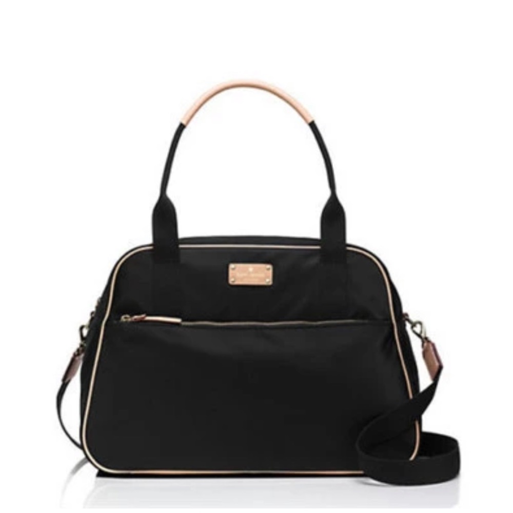 ALL BLACK Kate Spade Milla Nylon Travel Tote